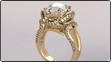 3D CAD CAM CASTING Model Diamond Gold Jewelry Design Retail BServices 